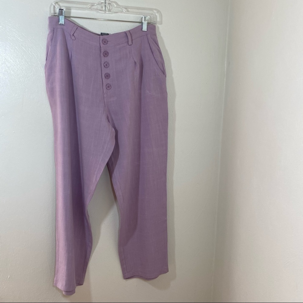 NWT  Know. One. Cares women Pants.  Lilac. Sz L.